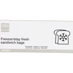 Boterham- en diepvrieszakken - Wit