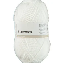 Super soft Breigaren - Wit