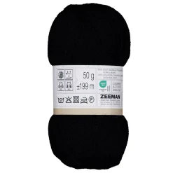 Super soft Breigaren - Zwart