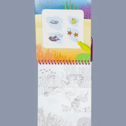 Waterkleurboek - Paars